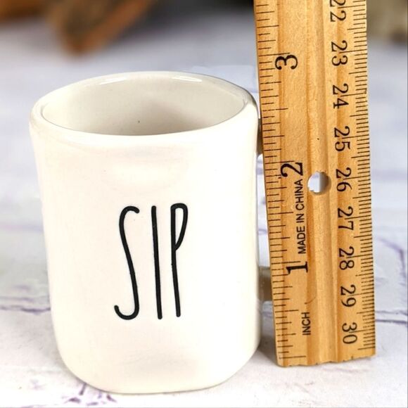 Rae Dunn SIP Ceramic Espresso Mug - (See also DRINK, GULP & SLURP Mugs) - Picture 5 of 6
